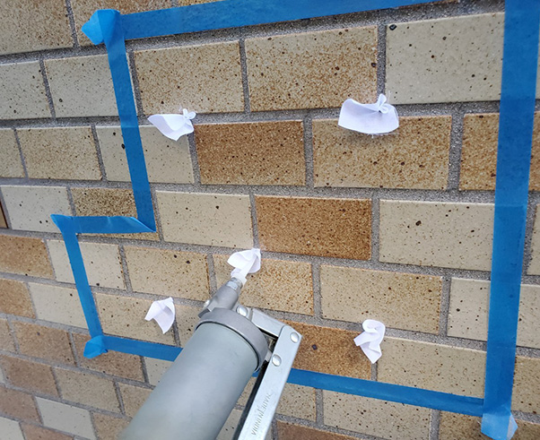 タイル浮き補修